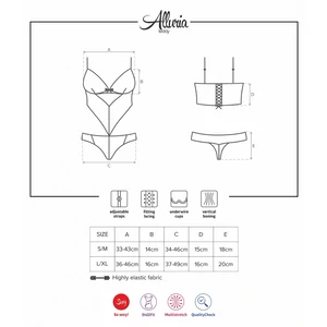 Body Obsessive Alluria Negru S-M