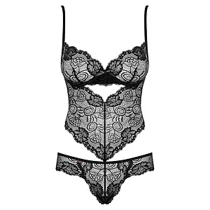 Body Obsessive Alluria Negru L-XL