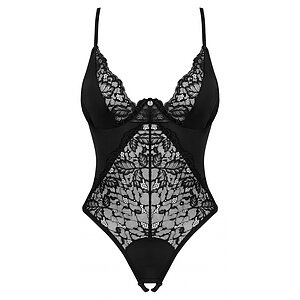 Body Obsessive Decupat Bellastia Negru pe Denysa.ro
