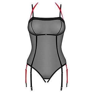 Body Obsessive Glandez Decupat Negru XS-S