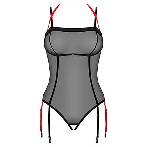 Body Obsessive Glandez Decupat Negru XS-S