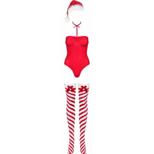 Body Obsessive Kissmas Roșu L-XL