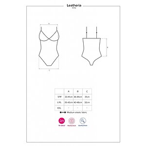 Body Obsessive Leatheria Negru S-M