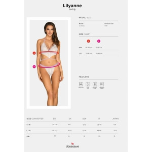 Body Obsessive lilyanne Alb L-XL