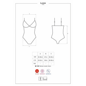 Body Obsessive Luvae Negru L-XL