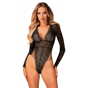 Body Obsessive Merlys Negru pe Denysa.ro