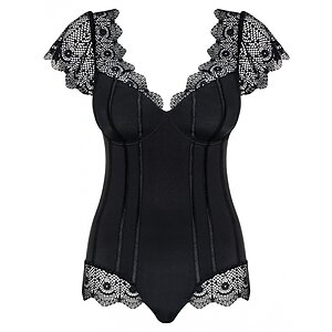Body Obsessive Moketta Negru pe Denysa.ro