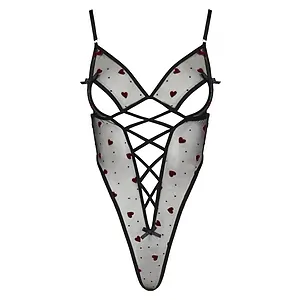 Body Passion Lovelia Negru L-XL