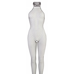 Catsuit Plasa Cu Colier Dantela