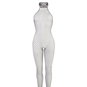 Catsuit Plasa Negru Pentru Act Sexual