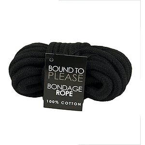 Bound to Please Bondage Rope Negru pe Denysa.ro