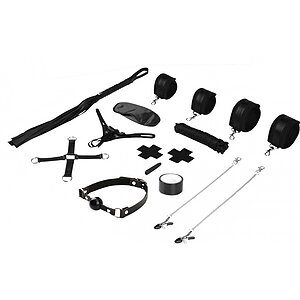 Bound You Set BDSM 12 Piese Liebe Seele, Negru, Complet pe Denysa.ro