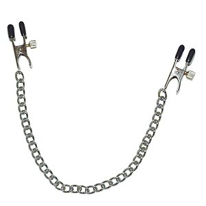 Breast Chain And Nipple Clamps SX Argintiu pe Denysa.ro