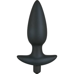 Anal Plug Cu Vibratii Black Velvet Large Negru