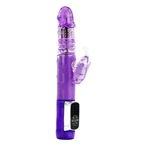 Vibrator Butterfly Prince Rabbit 24cm Mov pe Denysa.ro