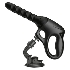 Vibrator Cu Ventuza Reglabila Pentru Handsfree Vibrator Pistol Grip Control Intensitate