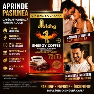 Cafea Afrodisiacă Cu Ginseng Și Guarana 10g