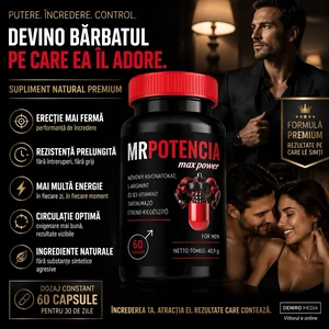 Capsule Erecție MrPotencia Max Power 60capsule