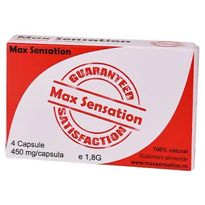 Capsule Potentă Max Sensation 4buc pe Denysa.ro