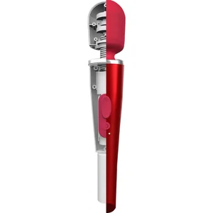 Caresse Pro Wand 8000rpm - 5 Moduri, IPX7, 120 Min Roșu