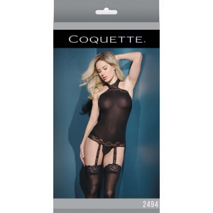 Catsuit Coquette Adaline Negru S-L