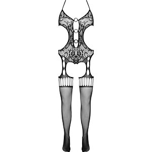 Catsuit Cottelli Collection Fantasy Negru S-L