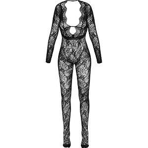 Catsuit Cottelli Collection Mary Negru pe Denysa.ro