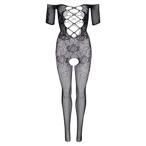 Catsuit Daring Intimates Off the Shoulder Negru pe Denysa.ro
