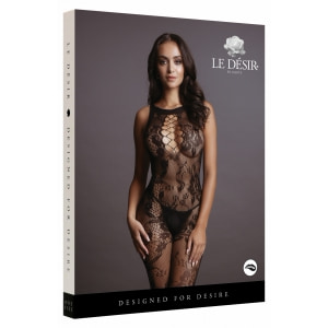 Catsuit Le Desir Criss Cross Neck Negru S-L