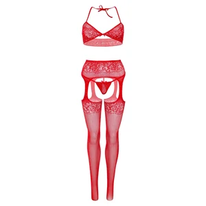 Catsuit Leg Avenue Celeste Roșu Catsuit Leg Avenue Celeste Roșu pe Denysa.ro