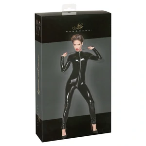 Catsuit Noir Handmade F188 Negru L