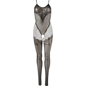 Catsuit Dantela Pentru Seri Provocatoare Negru