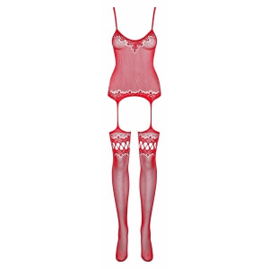 Catsuit Obsessive F214 Roșu pe Denysa.ro