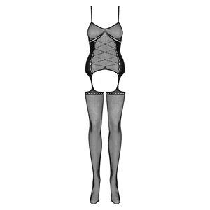 Catsuit Obsessive G314 Negru pe Denysa.ro