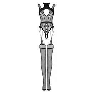 Catsuit Obsessive G327 Negru pe Denysa.ro