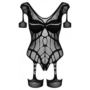 Catsuit Obsessive G334 Negru pe Denysa.ro