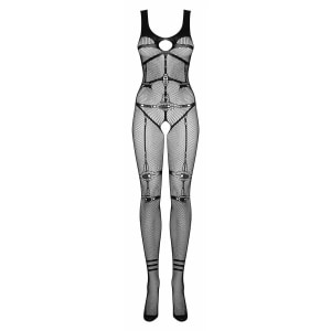 Catsuit Obsessive N123 Negru pe Denysa.ro
