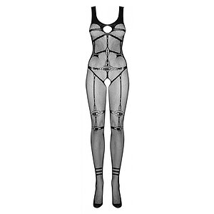 Catsuit Obsessive N123 Negru pe Denysa.ro
