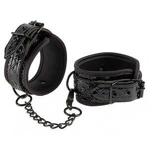 Catuse Couture Cuffs Fetish Fantasy Negru