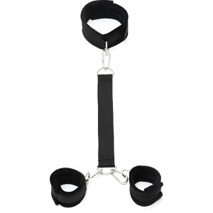 Catuse Cu Zgarda Ajustabile Pentru Bdsm Guler Soft Collar Rimba Negru Ajustabil
