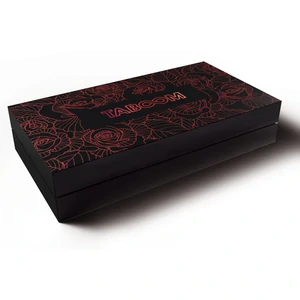 Cătușe Din Piele Wild Roses Wrist Cuffs Negru