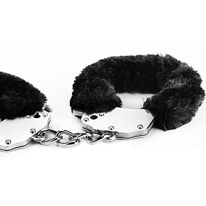 Cătușe Fetish Pleasure Fluffy Negru