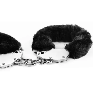 Cătușe Fetish Pleasure Fluffy Negru
