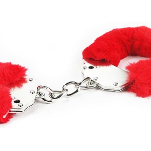 Cătușe Fluffy Pleasure Roșu