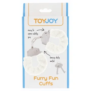 Cătușe Furry Fun Cuffs Alb