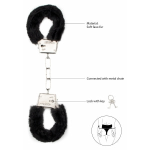 Cătușe Furry Fun Negru