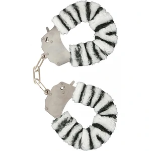 Cătușe Furry Fun Zebra Plush Alb pe Denysa.ro