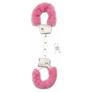 Cătușe Furry Handcuffs Roz pe Denysa.ro