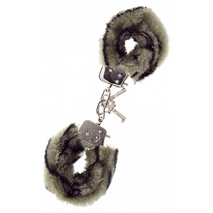 Cătușe Metal Handcuff With Plush Zebră Gri Cătușe Metal Handcuff With Plush Zebră Gri pe Denysa.ro