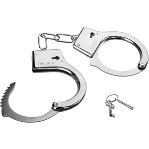 Cătușe Metalice Din Inox Police Argintiu pe Denysa.ro